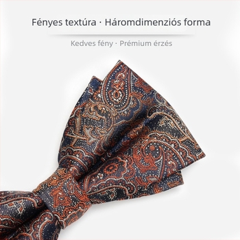 Férfi esküvői csokornyakkendő, 100% poliészter, stílus: csokornyakkendő, felnőtt, Nyár 2024