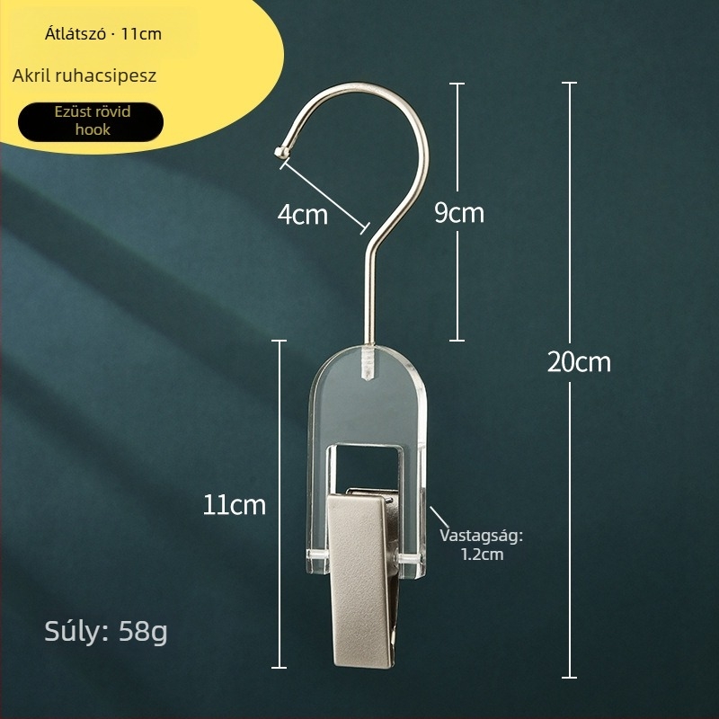 Tároló klipsz – akril, 100 darab, Light Luxury stílus, 2020