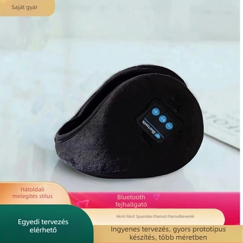 Bluetooth fülvédők melegen tartó, állítható hátsó dizájn, zene, téli meleg