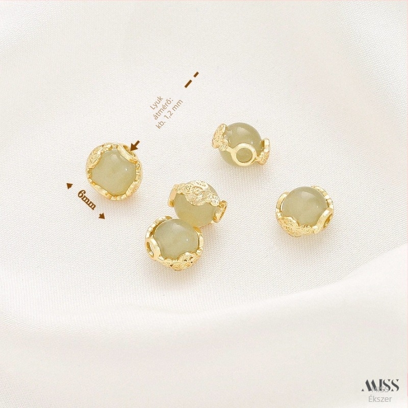 Természetes Hetian jade levél alakú Buddha medálos nyaklánc, vízhab jade, aranyozott bevonat, friss és édes stílus