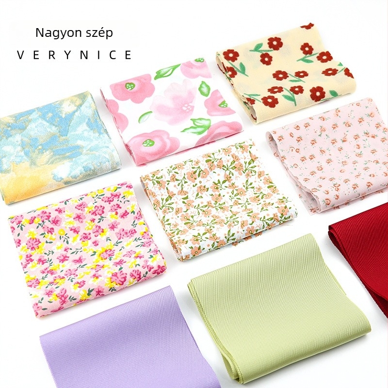 Vágott textilcsík - Poliészter - Koreai stílus, friss és édes - 2023 tavasz