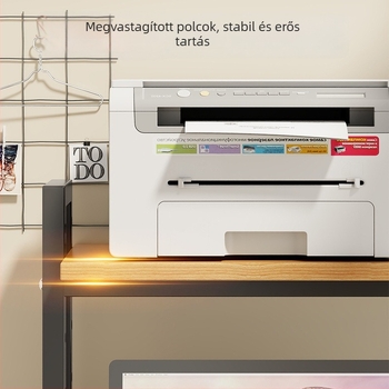 Két szintes asztali tároló nyomtatóhoz és számítógéphez