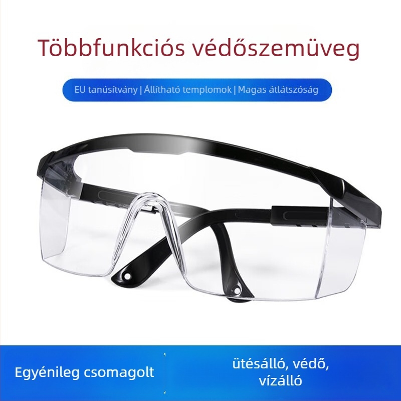 Shield SG-60002 védő szemüveg, polikarbonát, cseppálló, porálló védelem