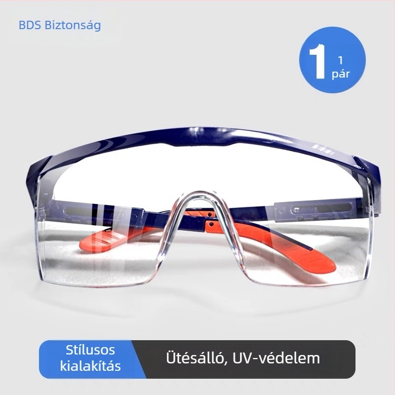 Shield SG-60002 védő szemüveg, polikarbonát, cseppálló, porálló védelem