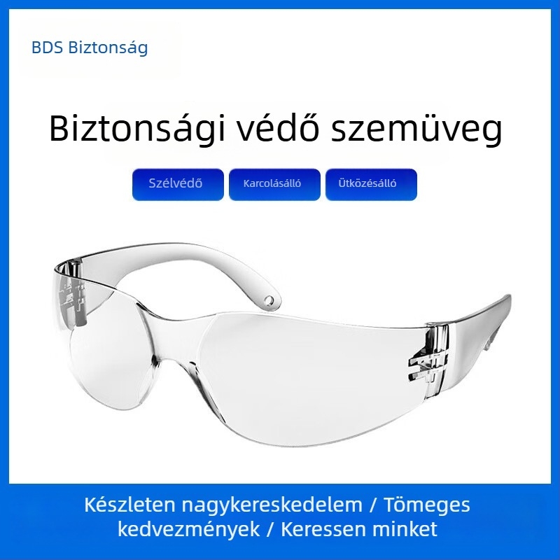 Shield SG-60002 védő szemüveg, polikarbonát, cseppálló, porálló védelem