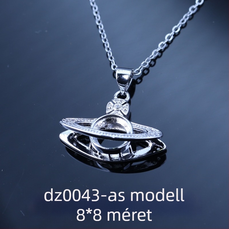 12 zodiákus nyaklánc, üreges medállal, 10x10 mm-es kulcscsont-nyaklánc, új modell