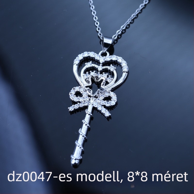 12 zodiákus nyaklánc, üreges medállal, 10x10 mm-es kulcscsont-nyaklánc, új modell