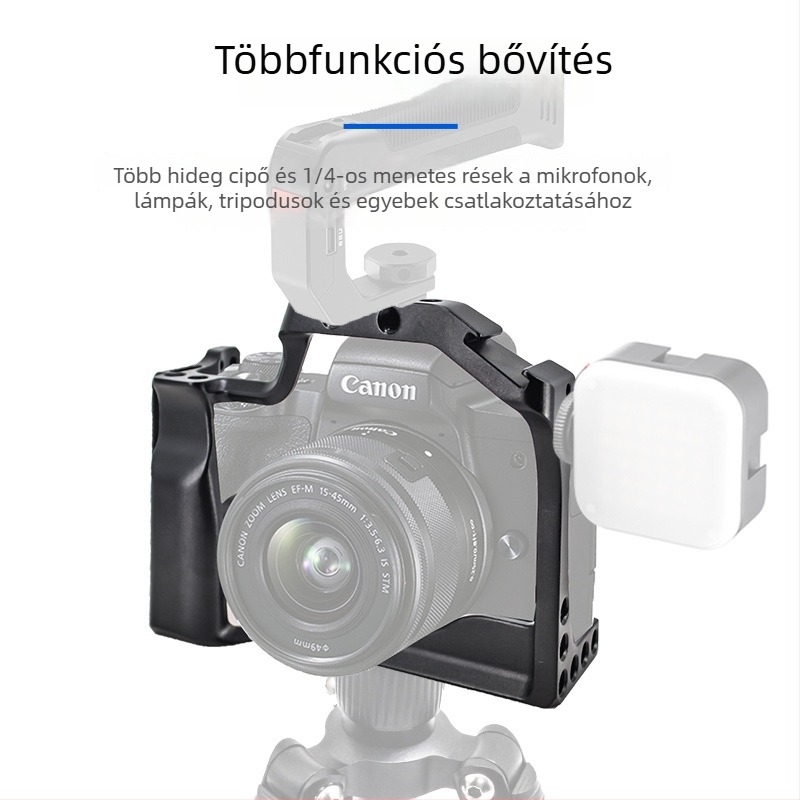 Kamera ketrec alumíniumötvözetből DSLR/Mirrorlesshez gyorskioldó platával, max terhelés 5 kg (Eagle Scene)
