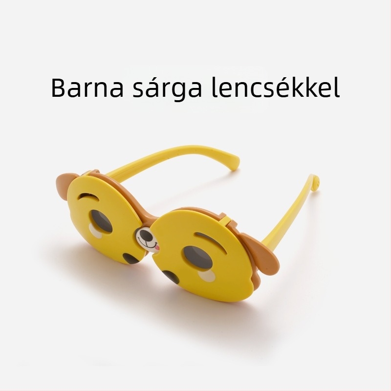 Gyerekeknek szóló polarizált napszemüveg, teljes keret, TAC lencsék, TPEE keret, UV385 védelem