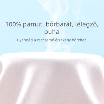 Újszülött pamut overál hosszú ujjú, egész éves viselet