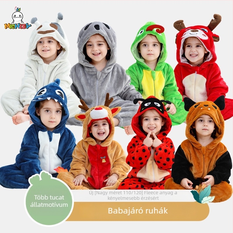 Michley új egyrészes overál babáknak és kisgyermekeknek – Halloween jelmez és karácsonyi romper