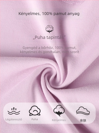 Pamut baba rugdalózó alvóruha tavasz–őszre, hasvédővel, hosszú ujjú, kapucni nélküli, egész éves