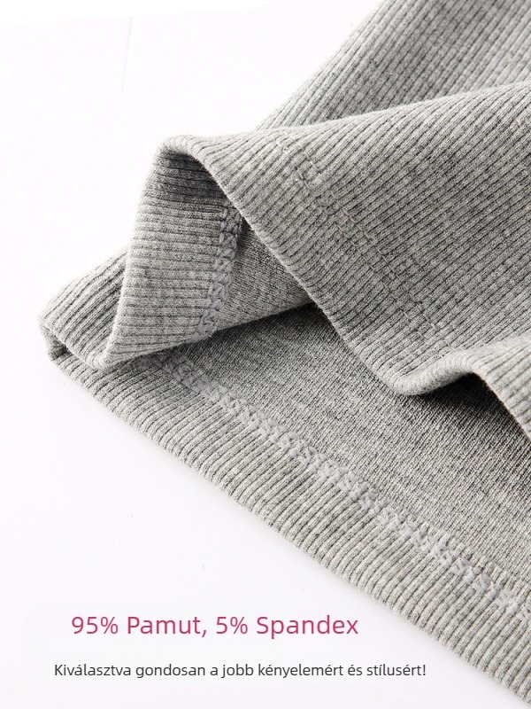 Női pamut camisole felső, karcsú szabású, vállpántok fixek, egyszínű minta, hossz 50–65 cm, koreai/japán szabadidős stílus