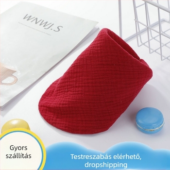 Baba etetőköpeny – pamut, vízálló, foltálló, uniszex, 0–6 évesek számára