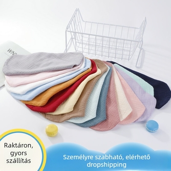 Baba etetőköpeny – pamut, vízálló, foltálló, uniszex, 0–6 évesek számára