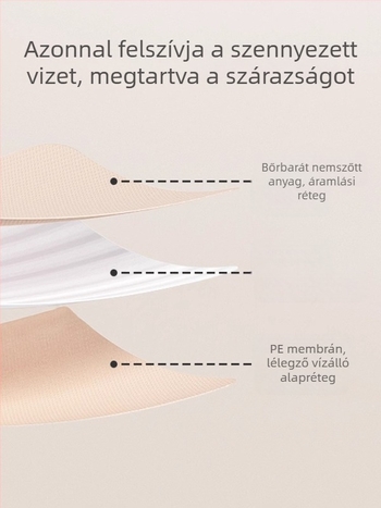 Gyermekeknek készült egyszer használatos etető kötény, vízálló, szennyeződés elleni, rajzfilm mintával, nem szőtt anyagból