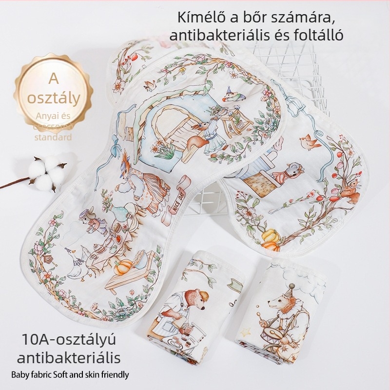 Újszülött böfölő törölköző - bambusz rostok, egyszerű szövés, 50–80 g, Baba törölköző