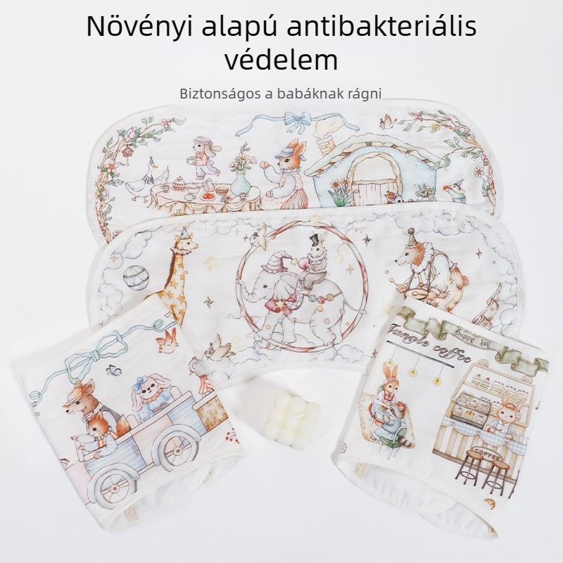 Újszülött böfölő törölköző - bambusz rostok, egyszerű szövés, 50–80 g, Baba törölköző