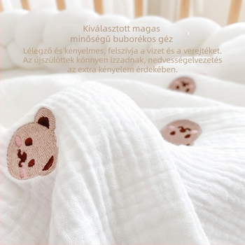 Újszülött swaddle kendő, 100% pamut, minden szezon, rajzolt minta