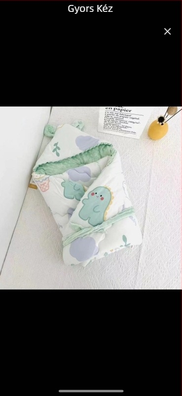 100% pamut babáknak quilt wrap újszülötteknek, egész éves használatra, Cute beixing márka, Biztonsági osztály A