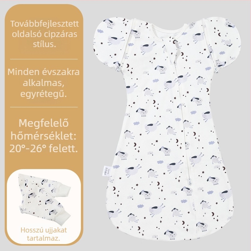 Újszülött pamut swaddle takaró – négy évszakos alvózsák