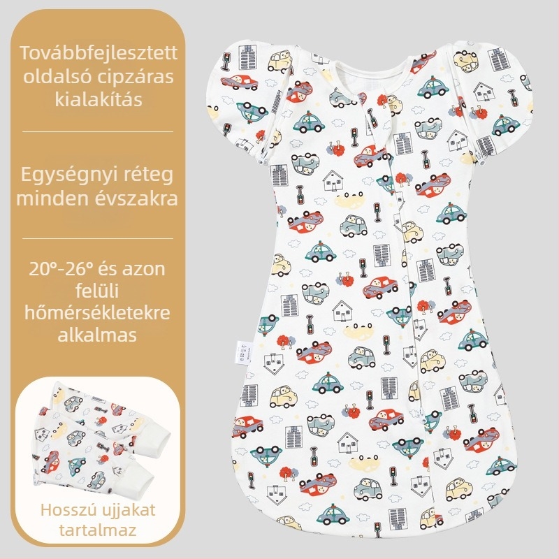 Újszülött pamut swaddle takaró – négy évszakos alvózsák
