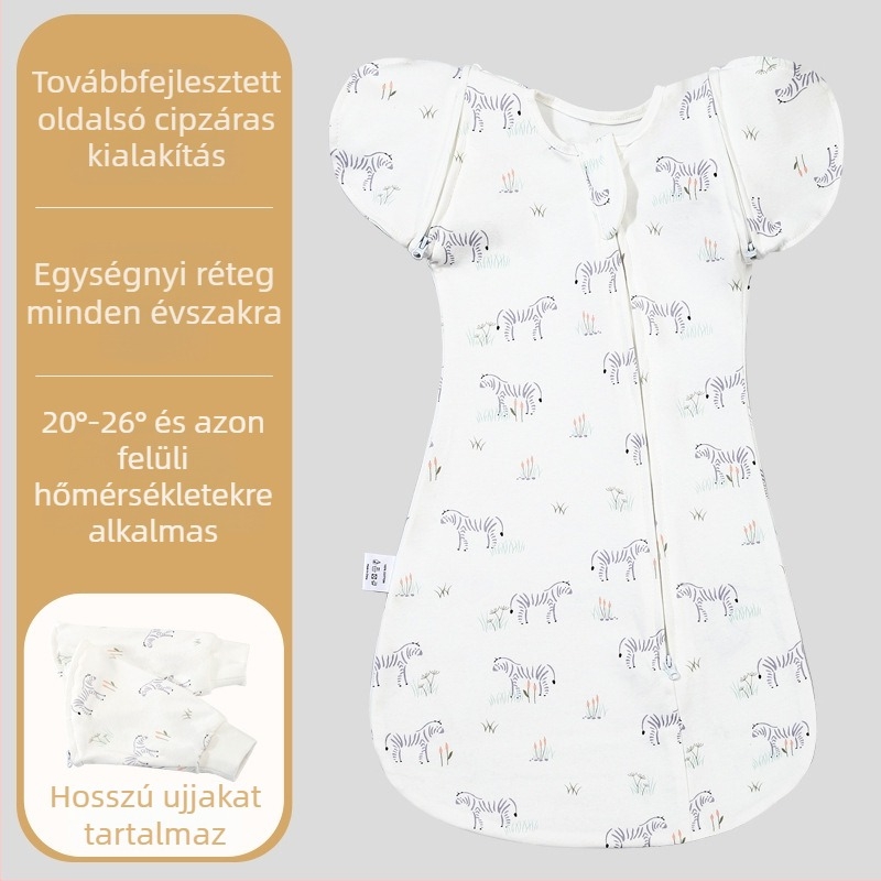 Újszülött pamut swaddle takaró – négy évszakos alvózsák