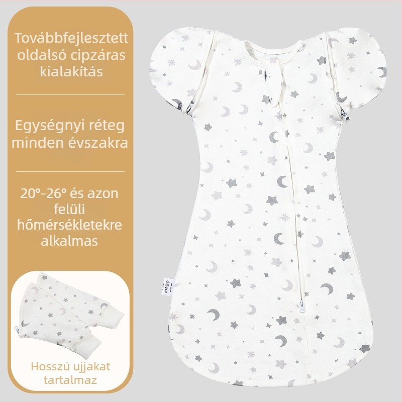 Újszülött pamut swaddle takaró – négy évszakos alvózsák