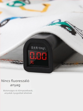Gyerekeknek tervezett hosszú ujjú felső magas nyakú, 100% pamut, uniszex, tavasz és ősz