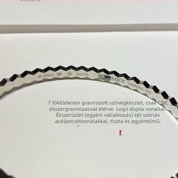 Méhsejt mintás karkötő, ötvözet, Seiko felület, 9 g, Ins stílusú kézhez illő kiegészítő