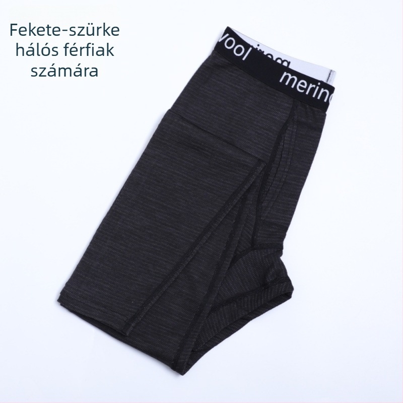 Merino gyapjú gyorsan száradó készlet - Uniszex, egyszínű minta, gyapjú-poliészter anyag, téli-tavaszi-ősz szezonokra