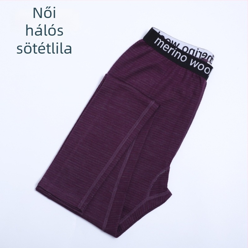 Merino gyapjú gyorsan száradó készlet - Uniszex, egyszínű minta, gyapjú-poliészter anyag, téli-tavaszi-ősz szezonokra