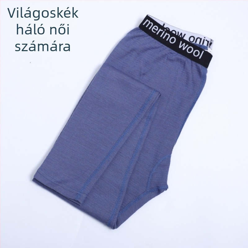 Merino gyapjú gyorsan száradó készlet - Uniszex, egyszínű minta, gyapjú-poliészter anyag, téli-tavaszi-ősz szezonokra