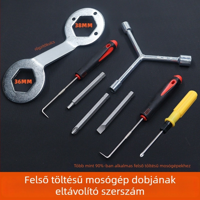 Trent Pulsátor mosógép szétszerelő készlet, 5 darab, szénacél, belső dob tisztításához