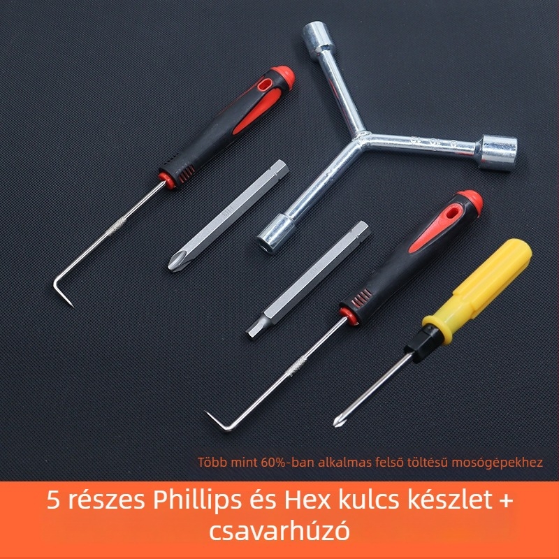 Trent Pulsátor mosógép szétszerelő készlet, 5 darab, szénacél, belső dob tisztításához