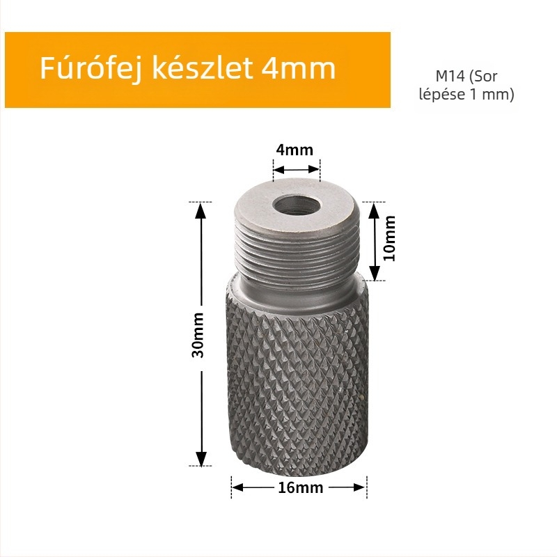 Három az egyben lyukfúró és dübel-pozicionáló faipari eszköz, rozsdamentes acél, 1 darab készlet, 4-15 tartomány, New Wu Tools, otthoni használatra