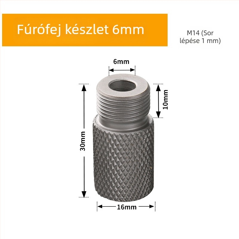 Három az egyben lyukfúró és dübel-pozicionáló faipari eszköz, rozsdamentes acél, 1 darab készlet, 4-15 tartomány, New Wu Tools, otthoni használatra
