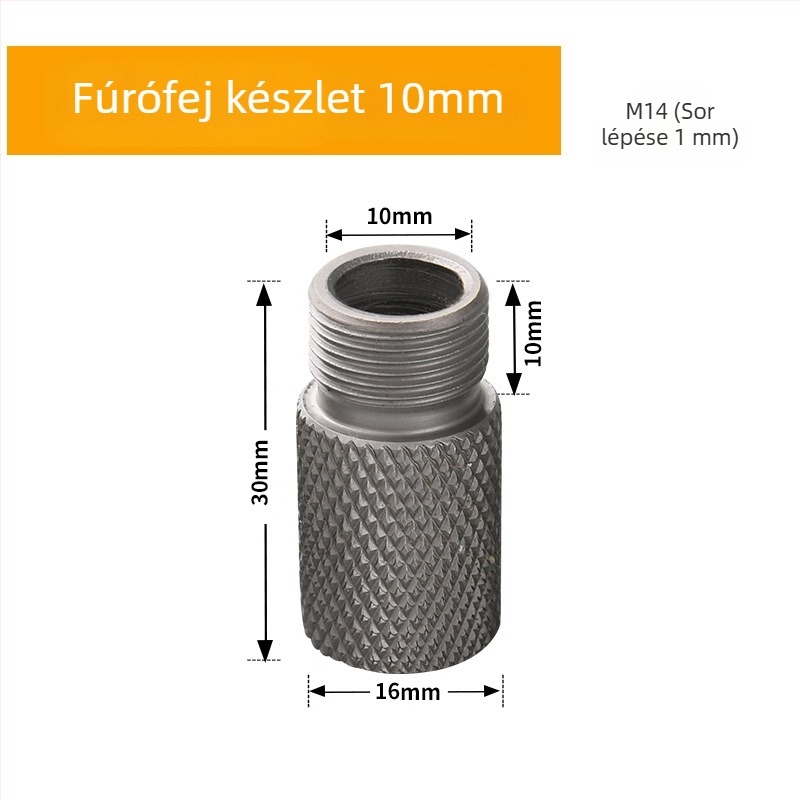 Három az egyben lyukfúró és dübel-pozicionáló faipari eszköz, rozsdamentes acél, 1 darab készlet, 4-15 tartomány, New Wu Tools, otthoni használatra