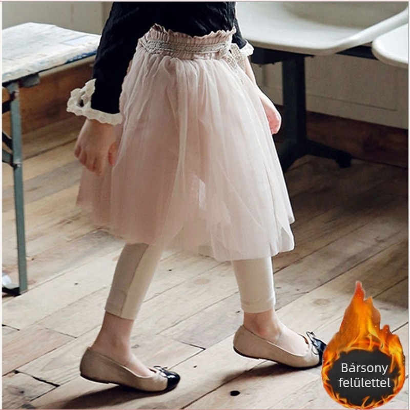 Koreai stílusú pamut hosszú ujjú gyerek felső 3–8 éveseknek, egyszínű