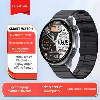 Watch5 okosóra 3D navigációval, két fizetési mód, NFC, mágneses töltés, pulzusmérés