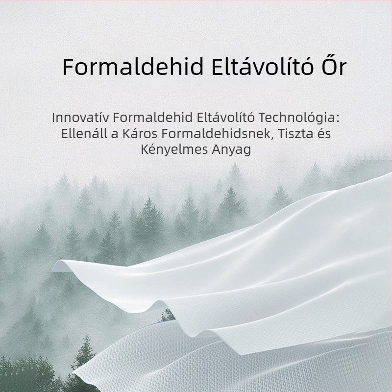 Férfi hosszú ujjú gyapjú-modál keverék ing, antibakteriális és formaldehid-mentesítő hatású, üzleti-kényelmes stílus, fehér.