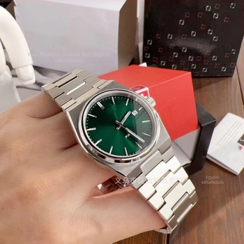 Daiska kvarc karóra Swiss ETA mechanizmussal, ötvözet tokozású tok, rozsdamentes acél karkötő, 30 m vízállóság, hagymakorona