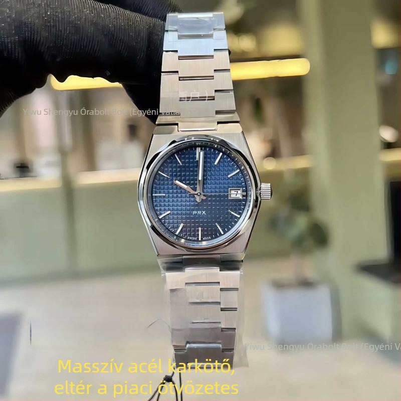 Daiska kvarc karóra Swiss ETA mechanizmussal, ötvözet tokozású tok, rozsdamentes acél karkötő, 30 m vízállóság, hagymakorona