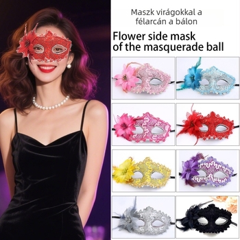 Maszk - műanyag, aranyos stílusú rekvizit, DIY, alkalmas Karácsonyra, Halloweenre, Húsvétra, Karneválra, Gyermeknapra