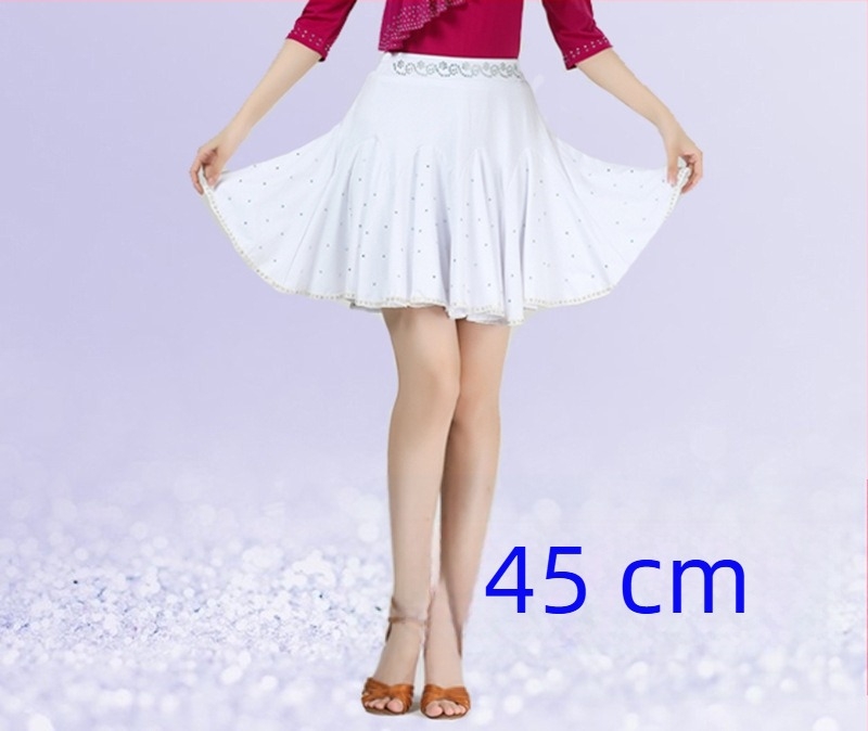 Női táncruha – len-elasztán keverék, 65% elasztán, alkalmas modern Latin és Ballroom táncokra