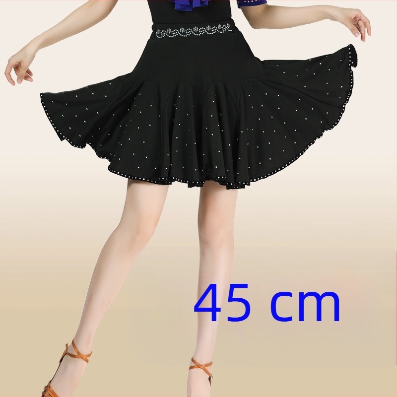 Női táncruha – len-elasztán keverék, 65% elasztán, alkalmas modern Latin és Ballroom táncokra