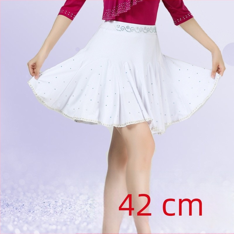 Női táncruha – len-elasztán keverék, 65% elasztán, alkalmas modern Latin és Ballroom táncokra