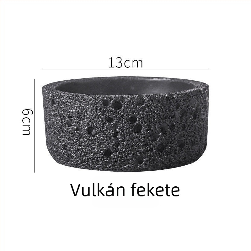 Cement-kompozit virágcserép, korrózióálló, padlóra álló kivitelben, skandináv stílusban, otthoni kertészkedéshez.