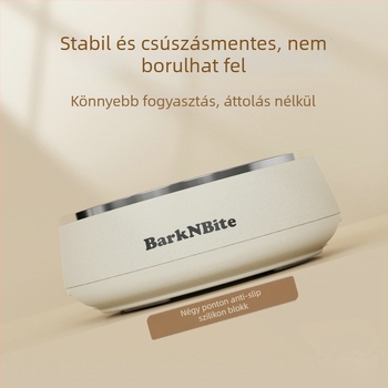 Barknbite macska tál rozsdamentes acélból, csúszásmentes, termékkód BK-2401A/B
