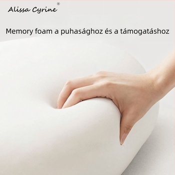 Memóriahabos derékpárna ágyban és autóban, univerzális kompatibilitás, minimalist dizájn, közepes légáteresztés